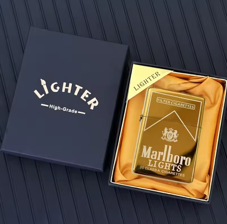 Cigarette Pack Flip Lighter