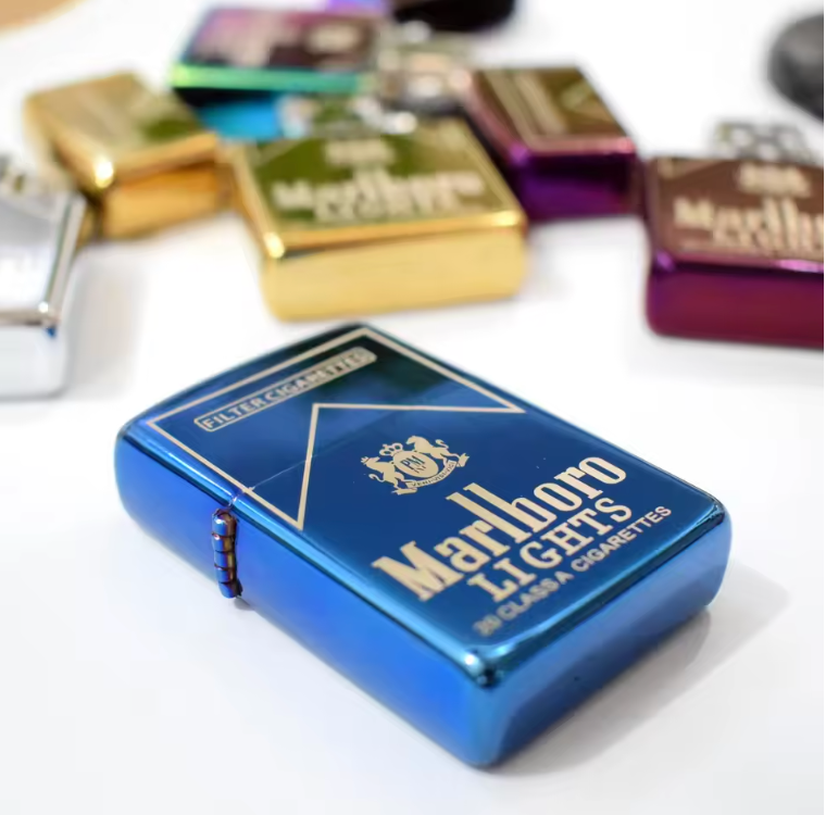 Cigarette Pack Flip Lighter