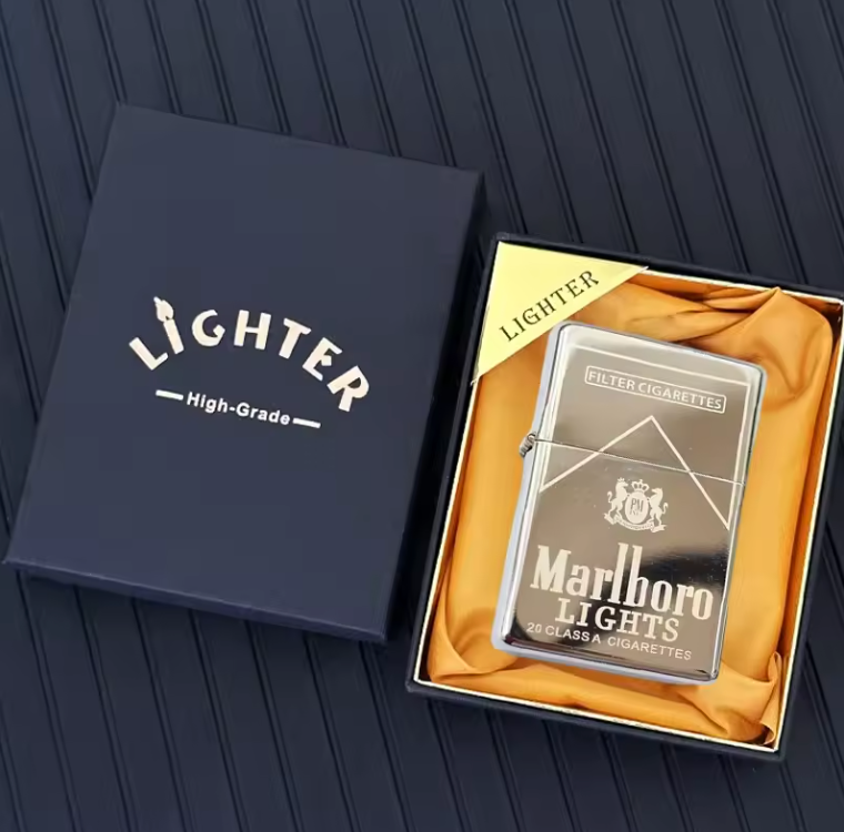Cigarette Pack Flip Lighter