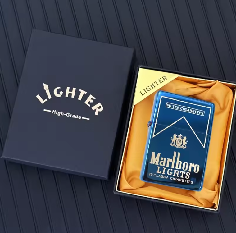 Cigarette Pack Flip Lighter